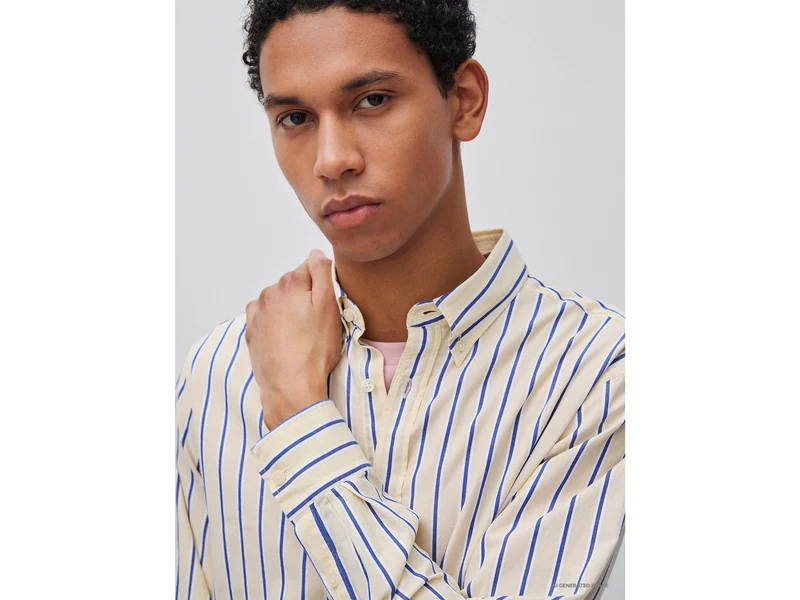 Gestreiftes Button-Down-Hemd
