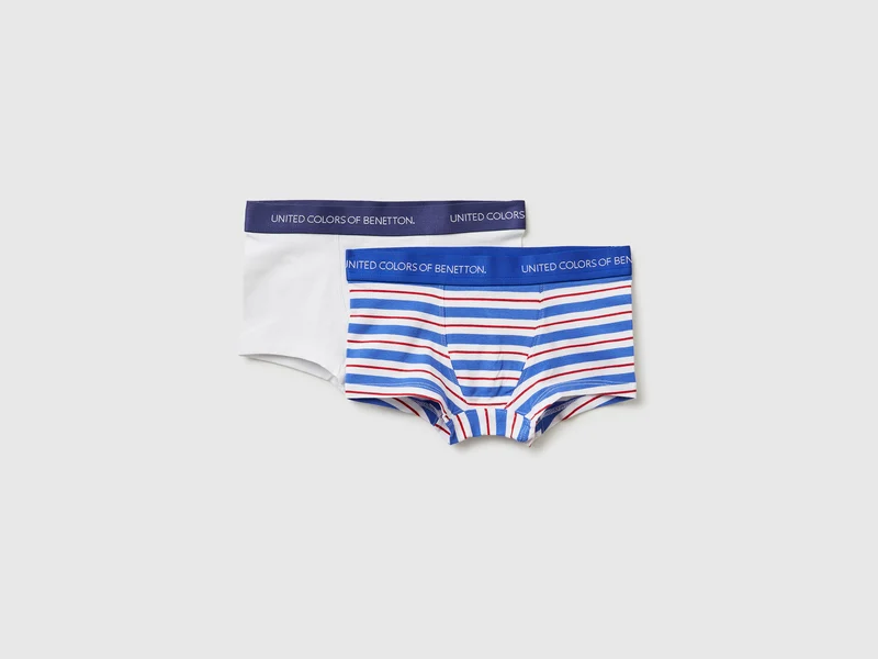 Zwei Boxershorts aus Stretch-Baumwolle