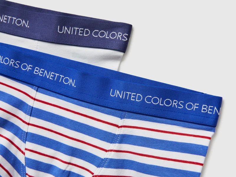 Zwei Boxershorts aus Stretch-Baumwolle
