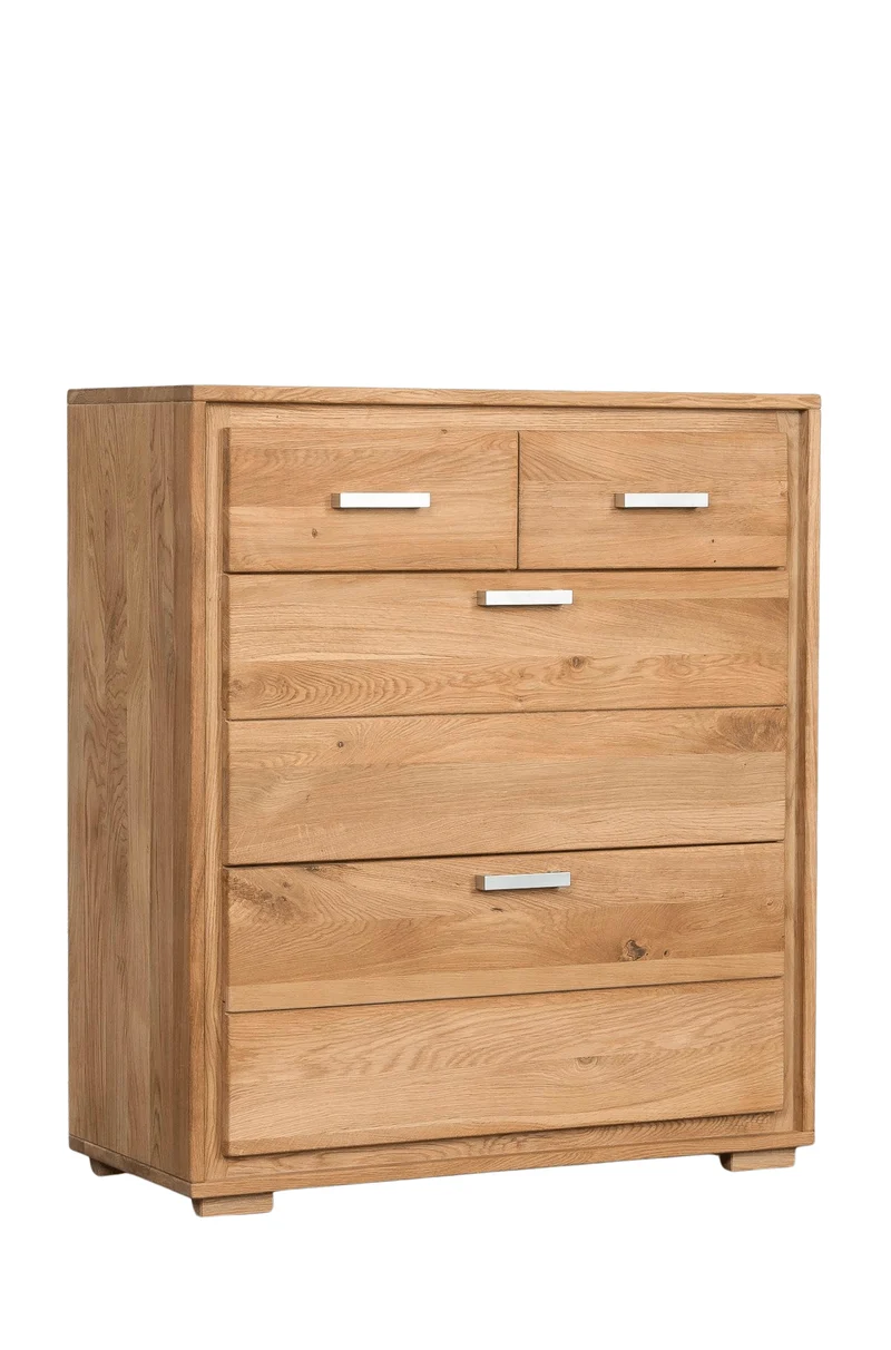 Schuhschrank Schuhkipper 91 cm Wildeiche massiv geölt, Basel