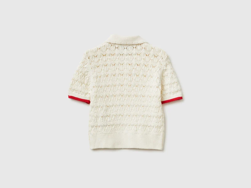 Gestricktes Poloshirt