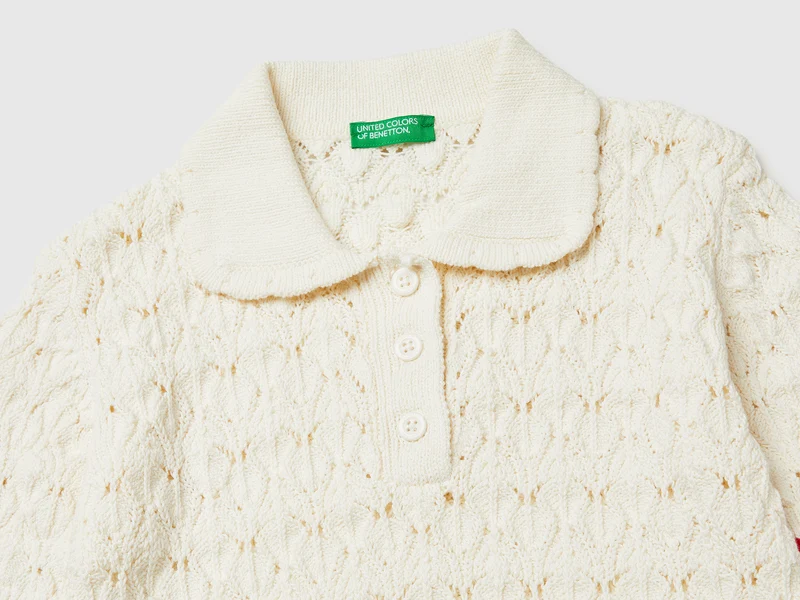 Gestricktes Poloshirt