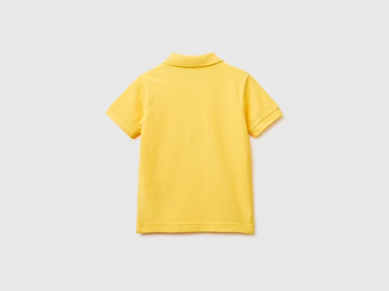 Kurzärmeliges Poloshirt aus reiner Baumwolle
