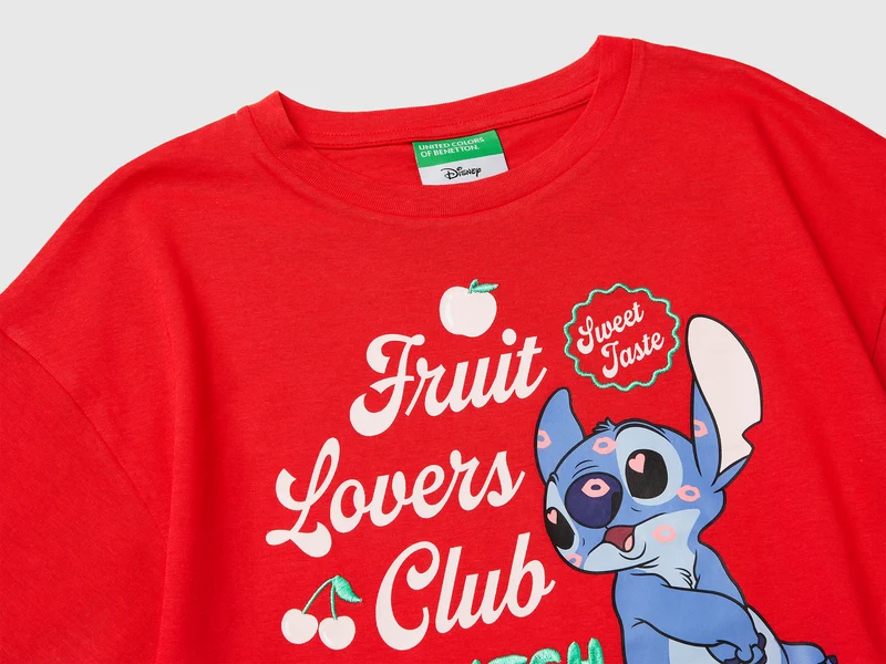 Kastenförmig geschnittenes T-Shirt ©Disney Lilo & Stitch