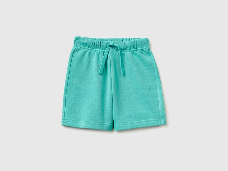 Bermuda-Shorts aus Baumwollfleece