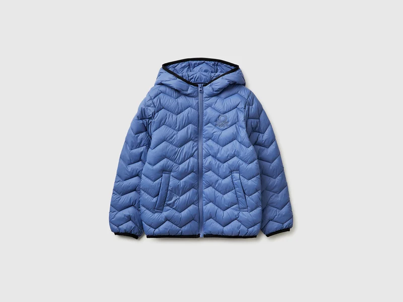 Wattierte Jacke mit Kapuze
