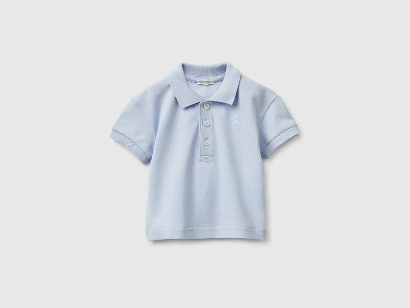 Poloshirt aus dehnbarer Bio-Baumwolle
