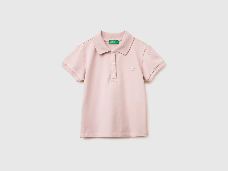 Kurzärmeliges Poloshirt aus Baumwolle