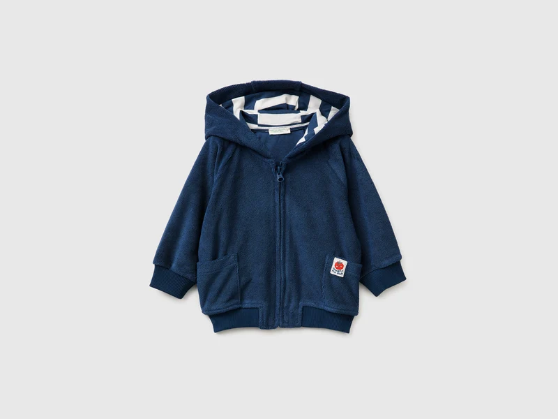 Frottee-Hoodie