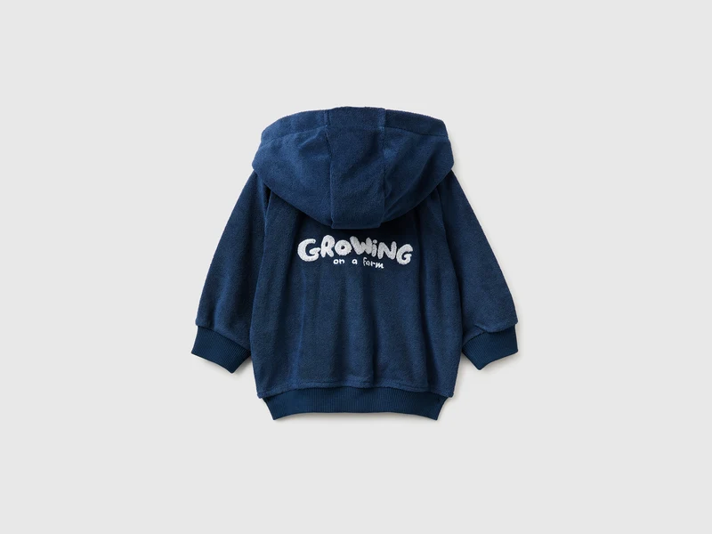 Frottee-Hoodie