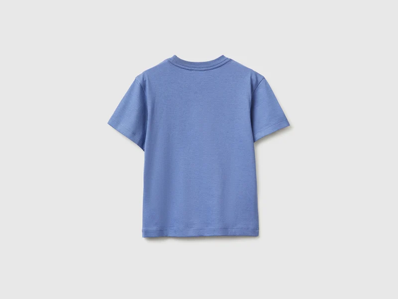 T-Shirt mit Aufdruck und Applikation