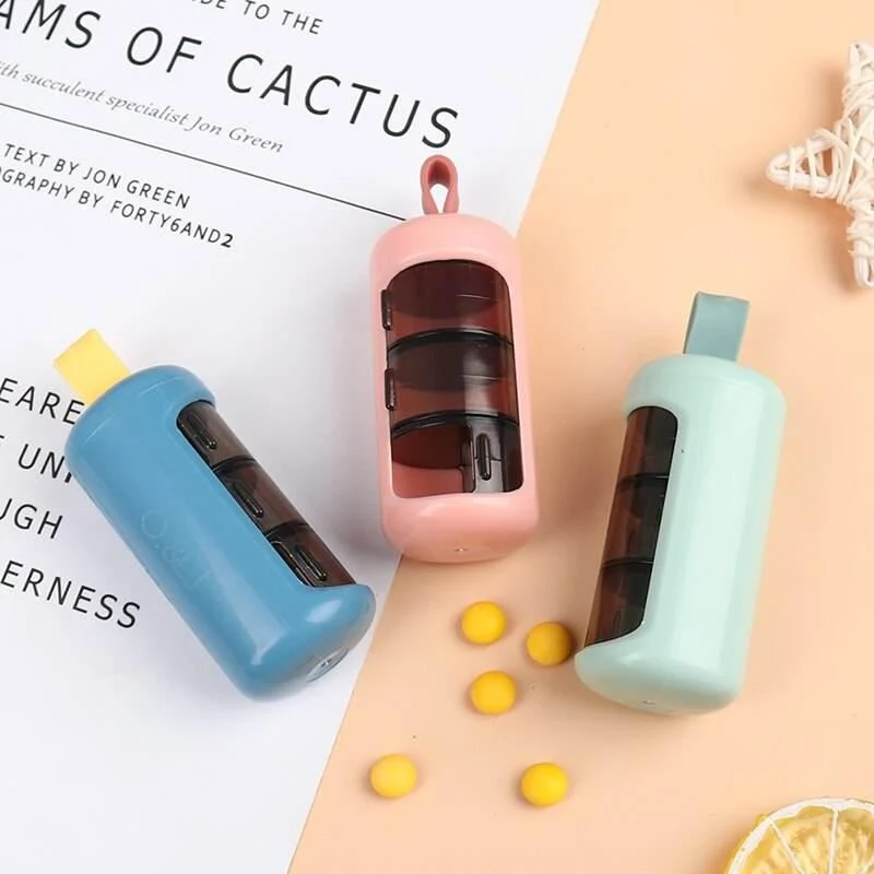 Travel Pill Organizer - Multi-Layer Medication Case