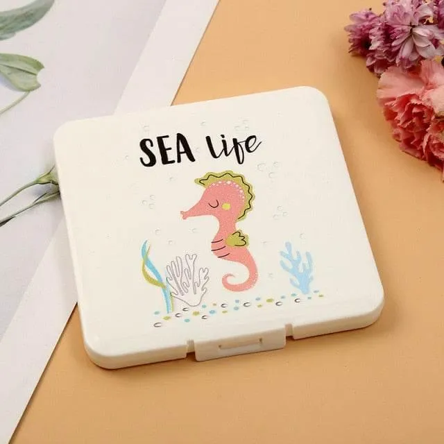Cartoon Mask Storage Box - Cute Organizer for Masks