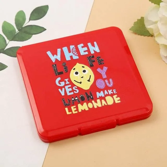 Cartoon Mask Storage Box - Cute Organizer for Masks